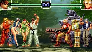 Street Fighter Team vs Metal Slug Team