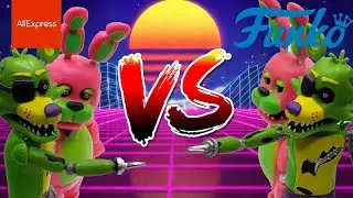 Fnaf Buyers Beware...Blacklight Action Figures Comparison (Aliexpress VS Funko) Part 1