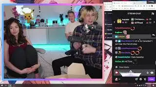 Pokimane's camera filter smoothing out xqc's skin | Pokimane