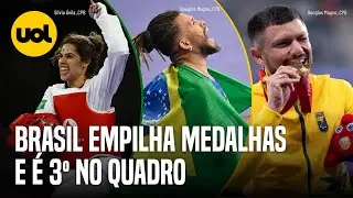 PARALIMPÍADAS 2024: BRASIL GANHA DEZ MEDALHAS NESTA SEXTA E SOBE PARA 3º NO QUADRO DE MEDALHAS