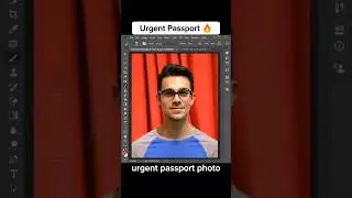 urgent passport photo making in second with 