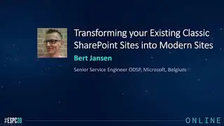 Transforming your Existing Classic SharePoint Sites into Modern Sites