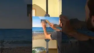 👍 Heavenly Rays / ART Painting #shorts