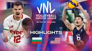 🇧🇬 BUL vs. 🇺🇸 USA - Highlights | Week 1 | Mens VNL 2024