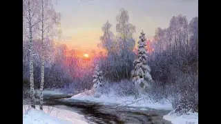 Волшебство зимы  в живописи . Tchaikovsky: The Seasons, Op. 37a, TH 135 - 12. December .