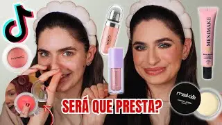 Testando PRODUTOS DE MAQUIAGEM VIRAL, tiktok 2024