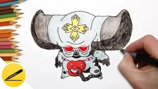 How to Draw a Demon Paci-Fire from Gravity Falls ★ Draw demon Weirdmageddon