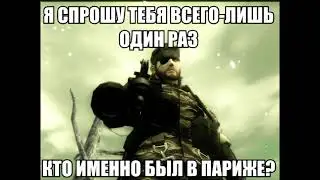 Кто был в Париже? [MGS3]