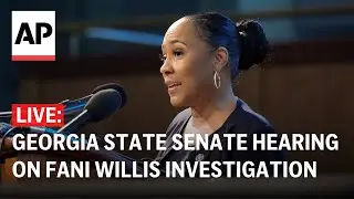 LIVE: Fani Willis skips Georgia state Senate hearing while challenging subpoena