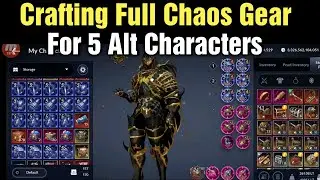 Black Desert Mobile Crafting Full Chaos Gear For 5 Alt Characters - CP Boost