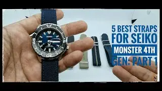 5 Best Straps for the Seiko Monster 4th Gen SRPD25K1: Part 1 