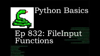 Python Basics Tutorial FileInput Functions Open Multiple Files || With String Justify Formatting