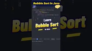 how to do bubble Sort in Java ,