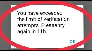 How To Fix Truecaller You have exceeded the limit of verification attempts.Please try again Problem