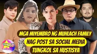 Mga Miyembro ng Muhlach Family nag post sa social media tungkol sa Hustisya