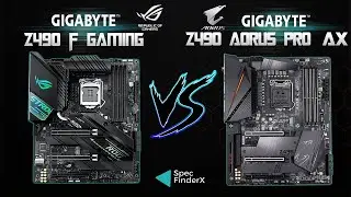 Asus Rog Z490-F Gaming vs Gigabyte Z490 Aorus Pro AX (Rev. 1.0)