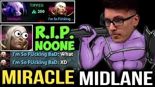 MIRACLE- Midlane Faceless Void Outplay Noone Like a Boss - ft Matumbaman MC Dota2