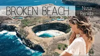 Broken Beach in Nusa Penida, Bali - Indonesia  (4K)