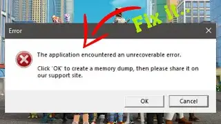 Fix Roblox The Application Encountered An Unrecoverable Error  In Windows