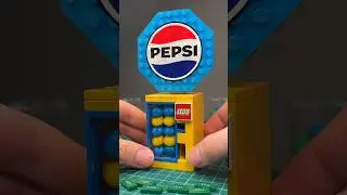 Working Lego Soda Vending Machine with Safe #lego