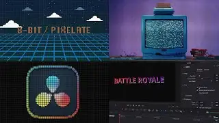 8-Bit / Pixelate Effect | Davinci Resolve