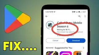 Play Store Se App Download Nahi Ho Raha Hai Waiting For Wifi | App Download Problem In Play Store
