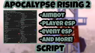 [NEW] Apocalypse Rising 2 Script | Heli Esp | Aimbot | Fly | AND MORE | PASTEBIN