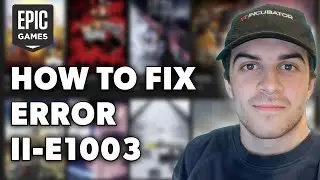 How To Fix Epic Games Error II-E1003 (Full 2024 Guide)