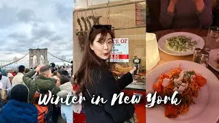 NYC Vlog ep.9 | Wah Fung No.1 • Brooklyn Bridge • Best Italian Restaurant 🍝