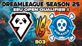 9PANDAS vs 4PIRATES | EPIC BO3 SEMIFINALS !! DreamLeague Season 25: EEU OPEN QUALIFIER 1