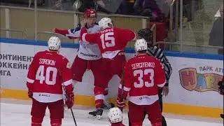 KHL Fight: Potapov VS Art.Sergeyev