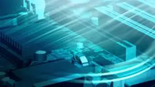 PC CPU Computer Processor Animation - Free Overlay Stock Footage