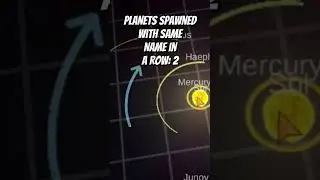 Spawning Planets with the same name MULTIPLE times IN A ROW!!! #pocketgalaxy #space #planets