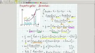 Taqribiy integrallashga misollar. Algebra 11-sinf. 40-dars