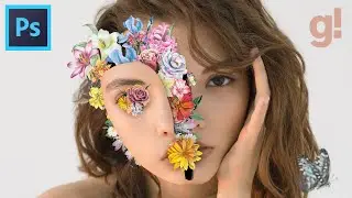 CUM SA FACI FLOWER FACE EFFECT TUTORIAL PHOTOSHOP