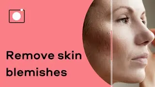 How to REMOVE SKIN BLEMISHES from photos | NEW Movavi Picverse Tutorial