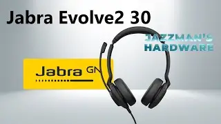 Jabra Evolve2 30: лёгкая, офисная, музыкальная