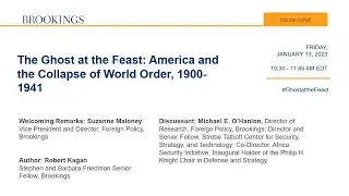 The ghost at the feast: America and the collapse of world order, 1900-1941