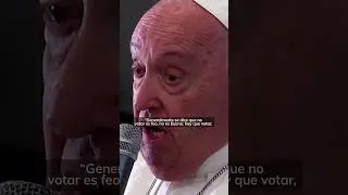 El Papa Francisco arremete contra Harris y Trump: "Ambos está en contra de la vida"