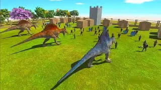 SPINOSAURUS REMASTERED RAMPAGE (Animal Revolt Battle Simulator)