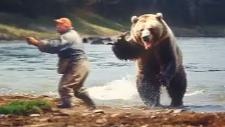 Japanese Fisherman Messed With The WRONG Bear...