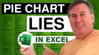 Excel - Telling Lies with Pie Charts in Excel - Episode 446