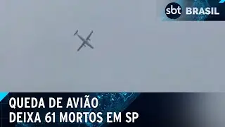 Avião com 61 pessoas cai em Vinhedo (SP); vítimas têm nomes divulgados | SBT Brasil (09/08/24)