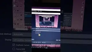 How to hide mouse cursor in obs window capture 