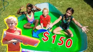 Gelli Baff Pool and a $150 Water Gun!