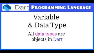 Flutter Full Tutorial For Beginner | Dart Data Types and Variables in Flutter | Flutter Lecture 4.7