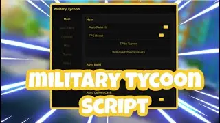 [THE HUNT] Military Tycoon Script | Auto Raid | Aimbot + Esp | Teleport | AND MORE | PASTEBIN