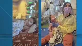 11-month-old Jack Lally finally gets a new heart