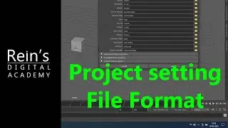 18. Creating Project, Saving File in Maya ASCII and Maya Binary. Maya tutorial for beginners