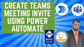 How to create Teams Meeting Invite using Power Automate?